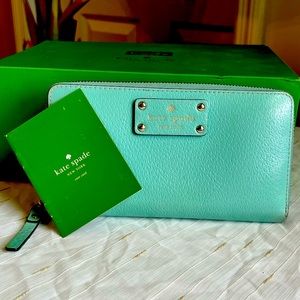 Kate Spade Turquoise Full Size Wallet
